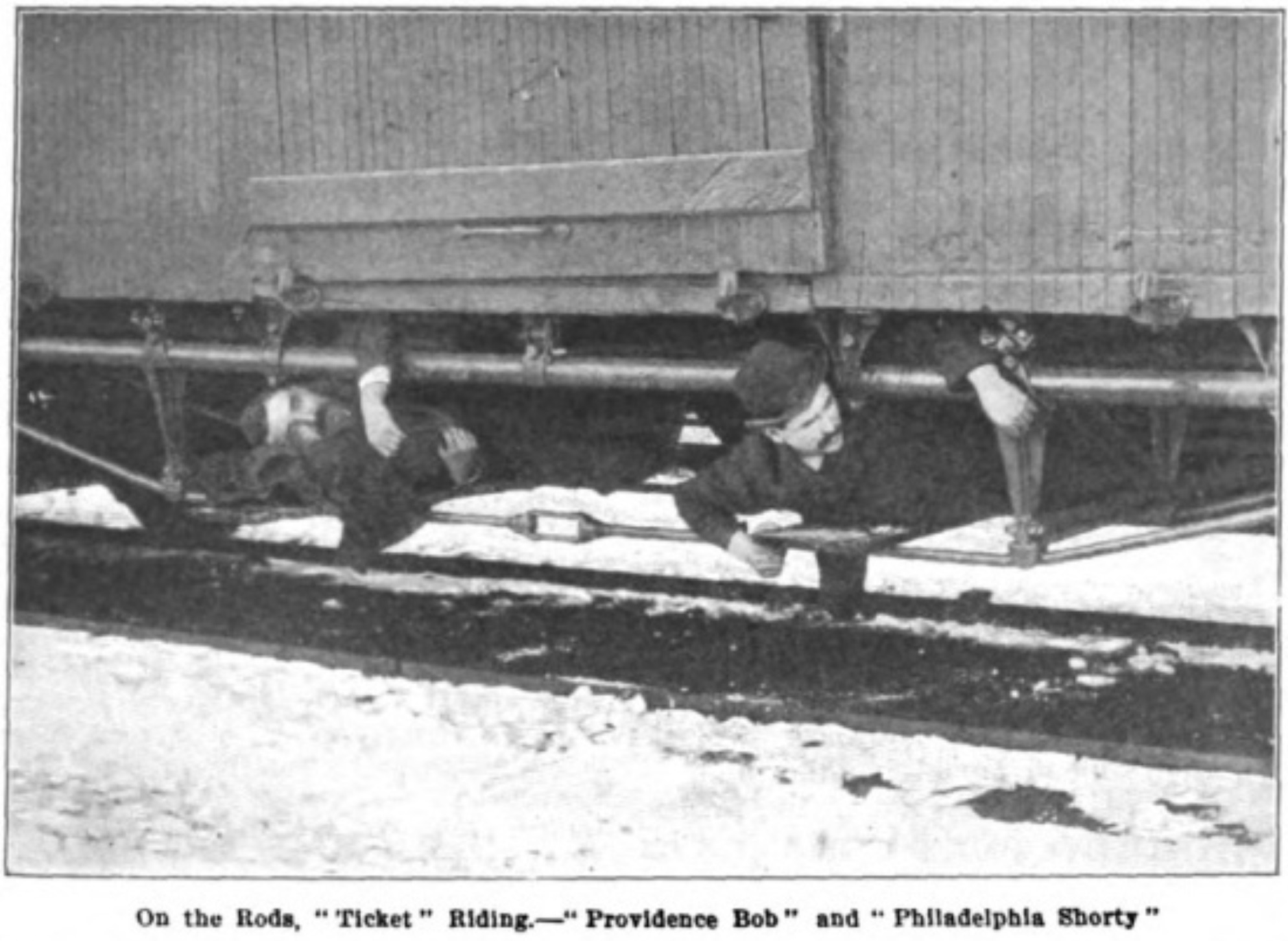 railroad hobos - On the Rods, "Ticket" Riding." Providence Bob" and "Philadelphia Shorty"